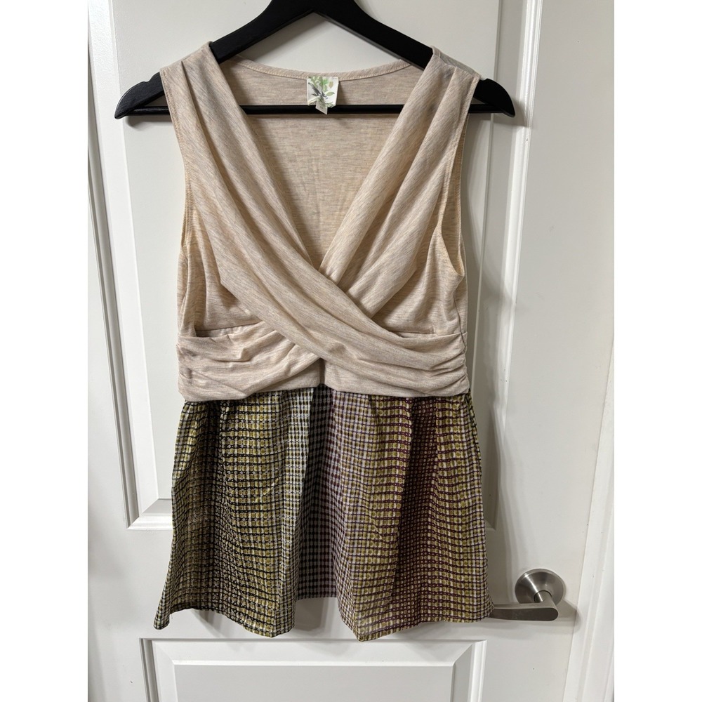 Anthropologie Made In San Francisco USA Women's Weston Wear Top Sz M Boho